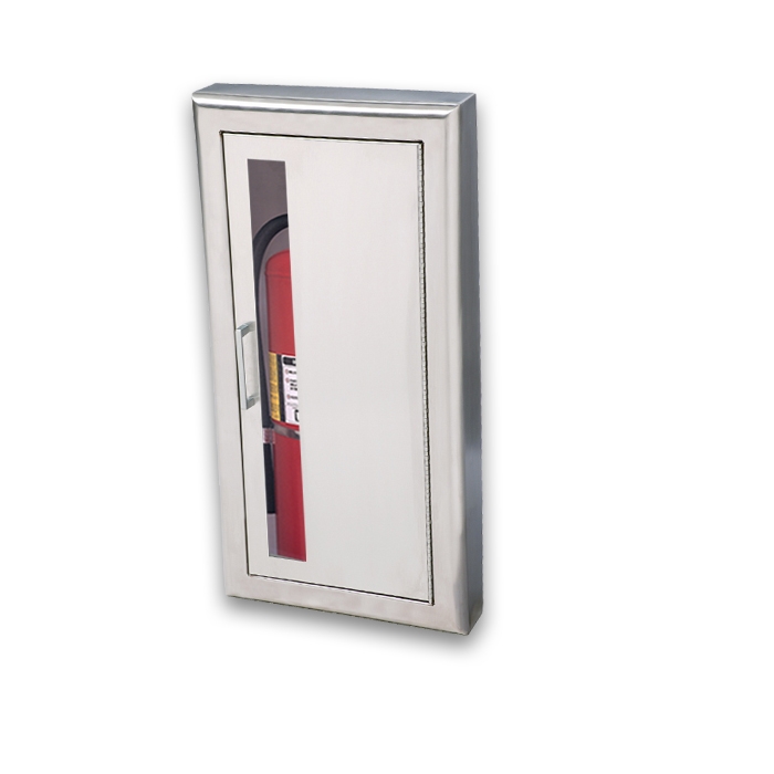 JL Cosmopolitan Stainless Steel 8137V10 Semi-Recessed 5 lbs. Fire